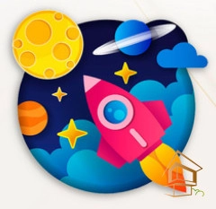 | Натяжной потолок с фотопечатью детский ART, Натяжной потолок в детскую Натяжной потолок с фотопечатью Детский ART 052