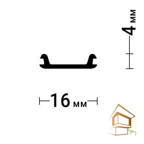 | вставка для натяжных потолков, профиль ПВХ, монтаж натяжных потолков Вставка 15 мм PVC 15