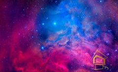 | Натяжной потолок с фотопечатью космос, Натяжной потолок космос Натяжной потолок с фотопечатью Космос 114