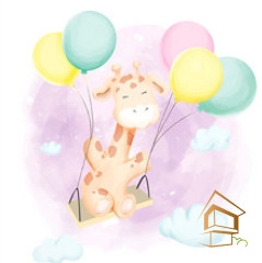 | Натяжной потолок с фотопечатью детский ART, Натяжной потолок в детскую Натяжной потолок с фотопечатью Детский ART 054