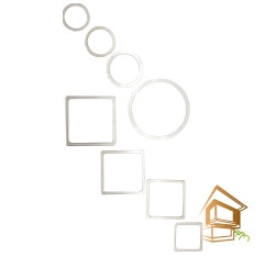 | Термокольца для натяжных потолков, квадраты для натяжных потолков Кольцо протекторное 400, 425 мм