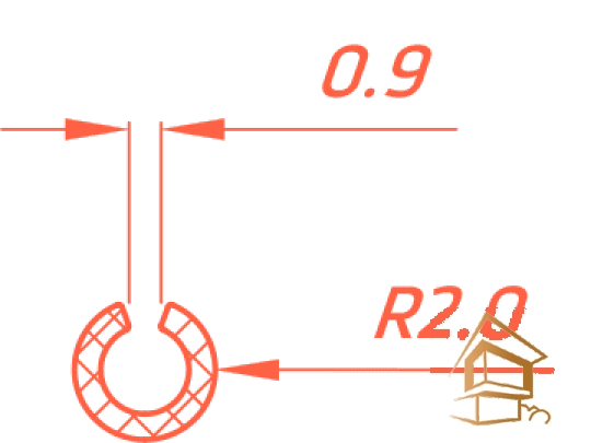 | нагубник, пластиковый профиль, натяжной потолок, защита, установка, долговечность, цена Нагубник NAGUBNIC