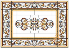 | Натяжной потолок с фотопечатью витражи Натяжной потолок с фотопечатью Витражи 020