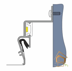 | Профиль парящий под вставку, ALTEZA черный, alteza contour pro led, contour pro led, contour pro led купить спб, contour pro led парящий профиль, contour pro led профиль, профиль alteza contour pro led ALTEZA черный