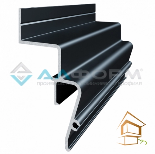 | Профиль парящий под вставку, ALTEZA черный, alteza contour pro led, contour pro led, contour pro led купить спб, contour pro led парящий профиль, contour pro led профиль, профиль alteza contour pro led ALTEZA черный