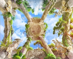 | Натяжной потолок с фотопечатью фрески, своды, Натяжной потолок фрески Натяжной потолок с фотопечатью Фрески, своды 092