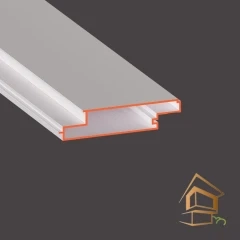 | Профиль для натяжных потолков Flexy STANDART PLUS 60 планка для STANDART01 LED 60/80 не крашенный