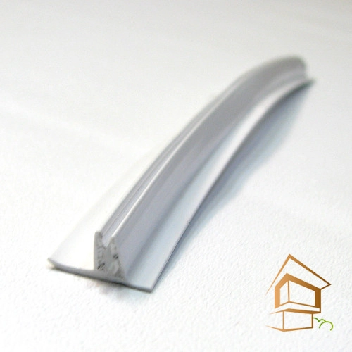 | вставка для натяжных потолков, белая вставка, готика, материал для потолка, 150 метров Вставка TL-образная 2 зуба 14 мм белая лаковая (150 м)