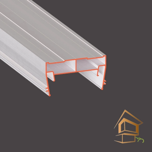 | профиль для натяжных потолков, Flexy LINE 50, гарпунная система, 2 м Профиль для натяжных потолков Flexy LINE 50 для световых линий, 2 м