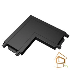 | EKS, Освещение для натяжных потолков CLARUS Коннектор L образный 48V для магнитного ультратонкого шинопровода, черный