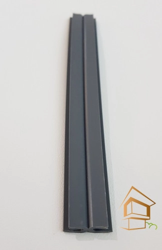 | гарпун двойной, монтаж натяжных потолков, крепление световых линий Гарпун двойной для световых линий -  - 