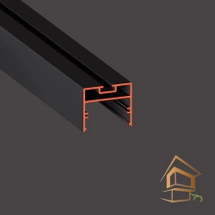 | световой профиль Профиль для натяжных потолков Flexy SVET 30 для накладных/подвесных свет линий черный муар 2.0 м