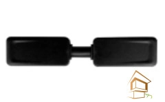 | EKS, Освещение для натяжных потолков CLARUS Коннектор прямой (гибкий) 48V для магнитного ультратонкого шинопровода, черный