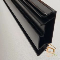 | Sigma профиль Профиль натяжного потолка нишевой, с подсветкой Sigma Plus LED, чёрный